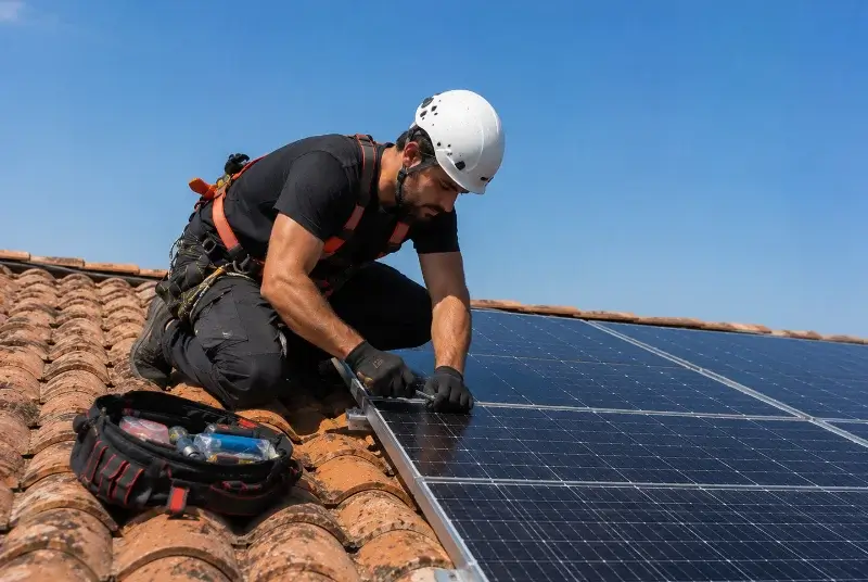 Maintenance et monitoring de panneaux solaires à Argonay