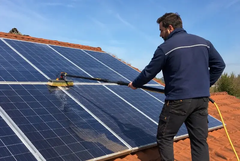 Nettoyage et entretien de panneaux solaires à Argonay